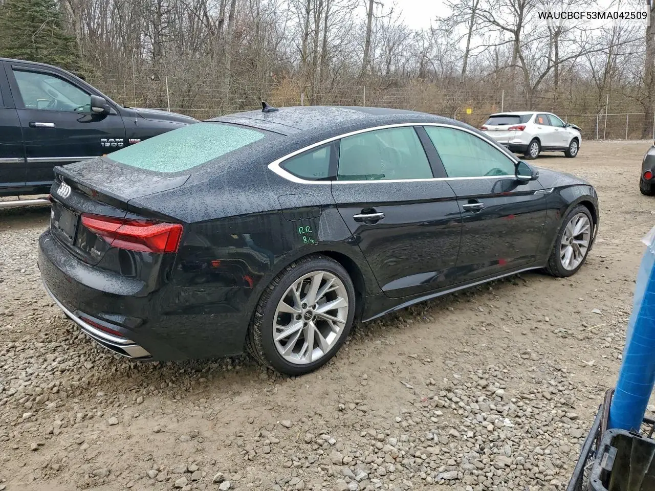 WAUCBCF53MA042509 2021 Audi A5 Premium Plus 40