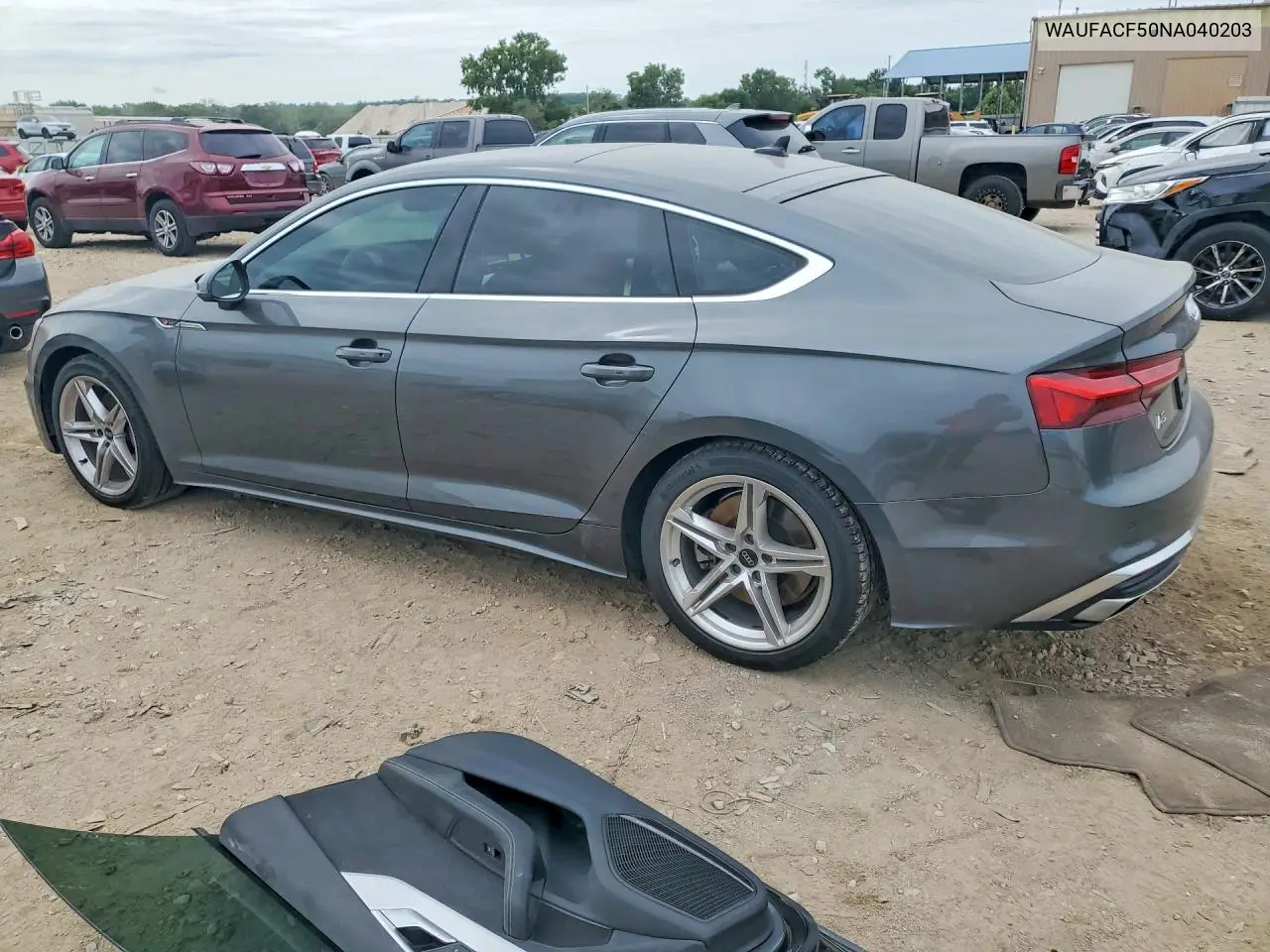 2022 Audi A5 Premium Plus 45 VIN: WAUFACF50NA040203 Lot: 57612036