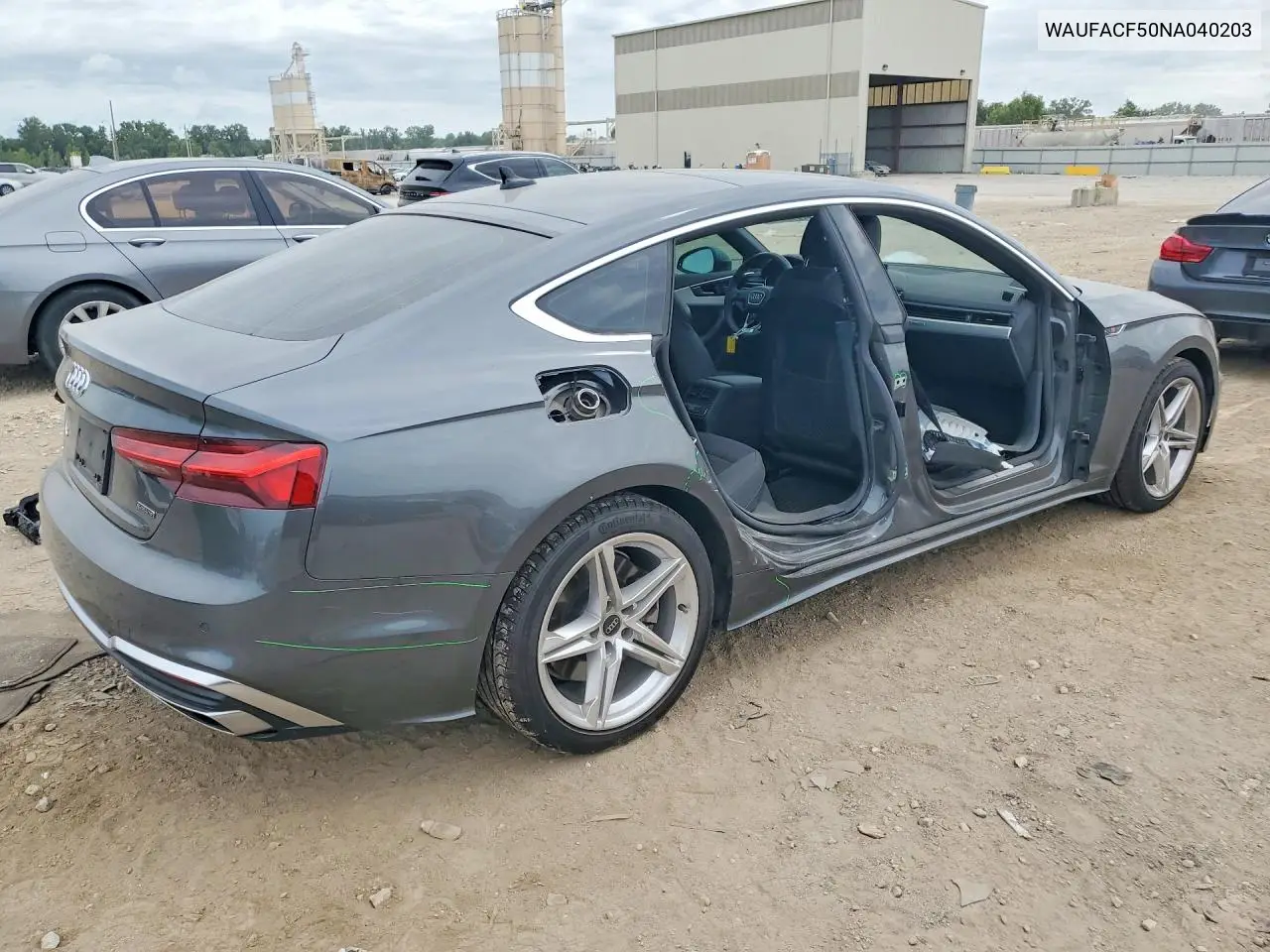 2022 Audi A5 Premium Plus 45 VIN: WAUFACF50NA040203 Lot: 57612036