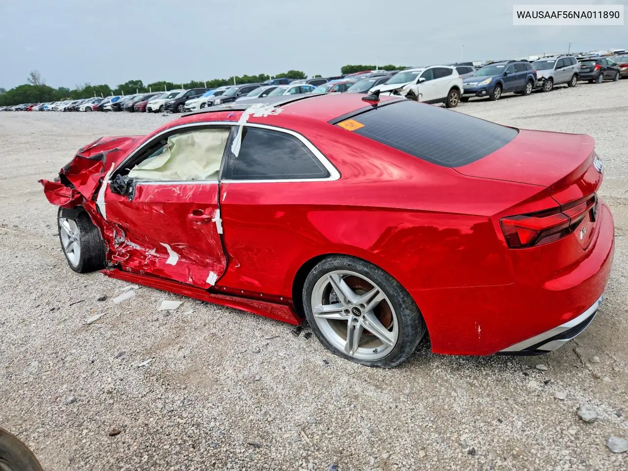 WAUSAAF56NA011890 2022 Audi A5 Premium 45