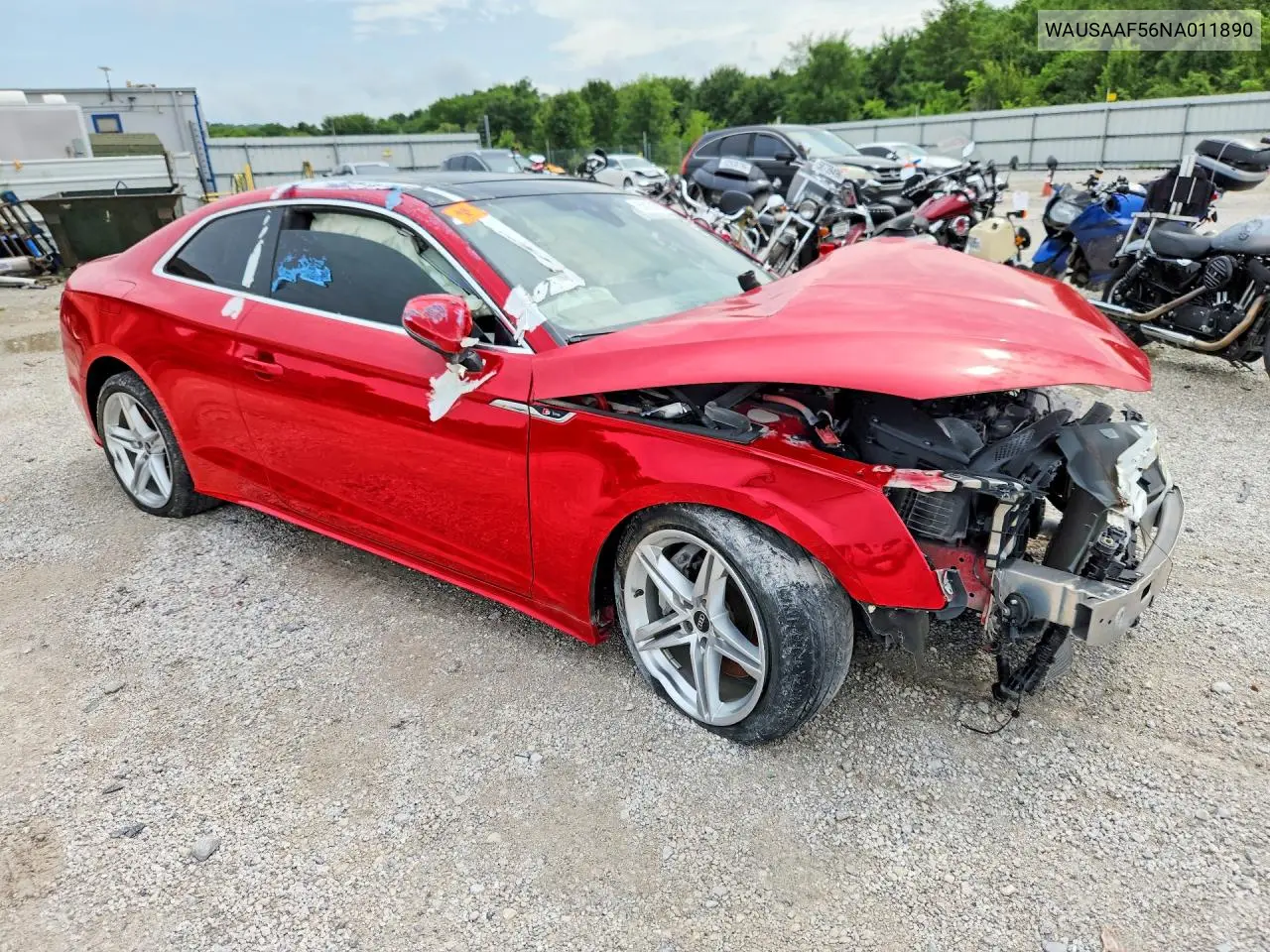 WAUSAAF56NA011890 2022 Audi A5 Premium 45