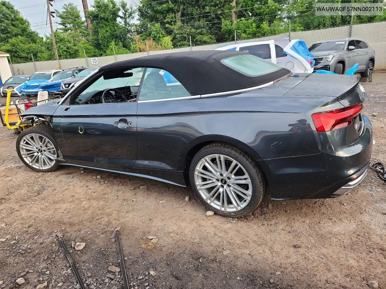 2022 Audi A5 Premium Plus 45 VIN: WAUWAGF57NN002113 Lot: 60241696