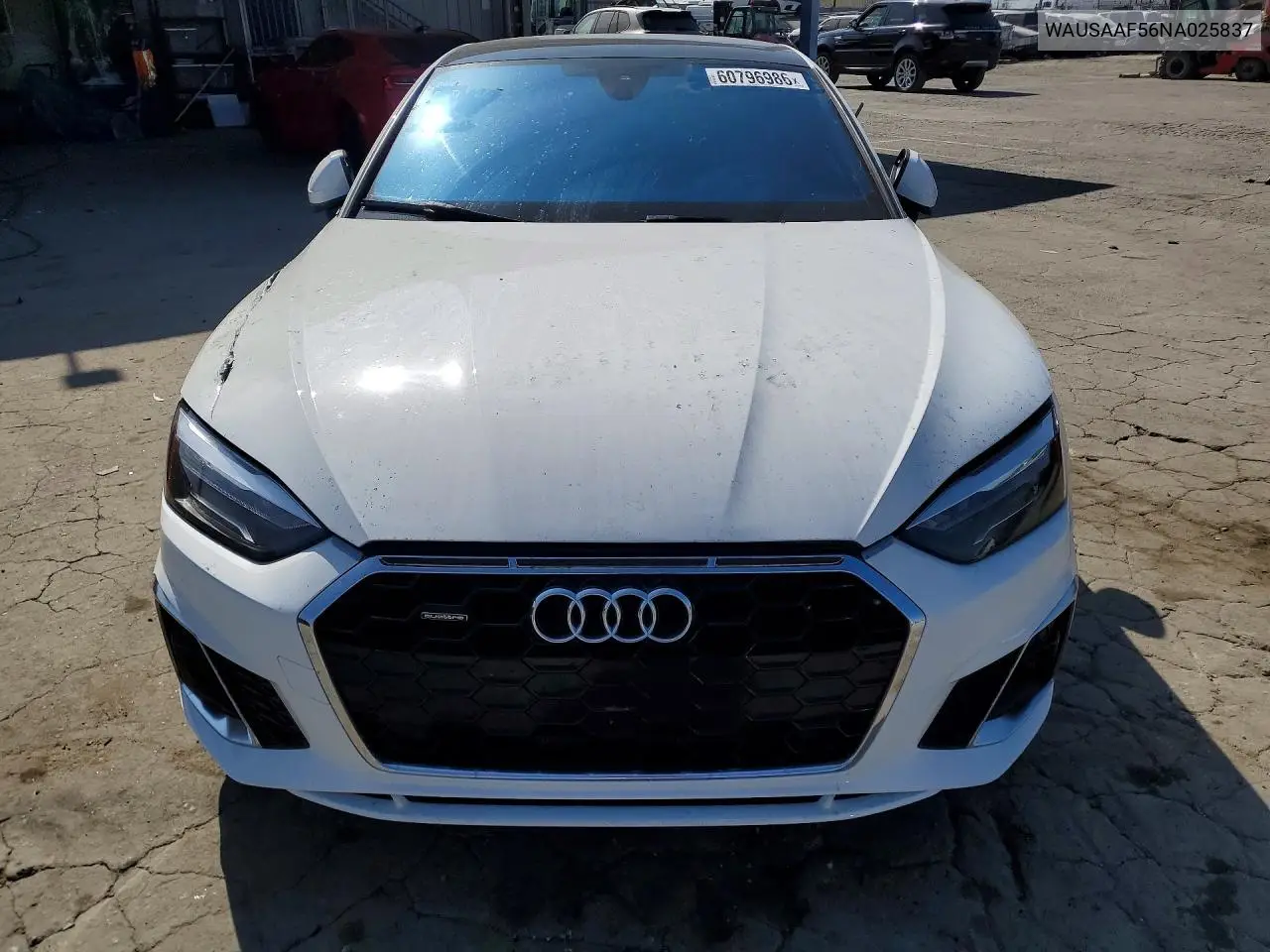 2022 Audi A5 Premium 45 VIN: WAUSAAF56NA025837 Lot: 60796986