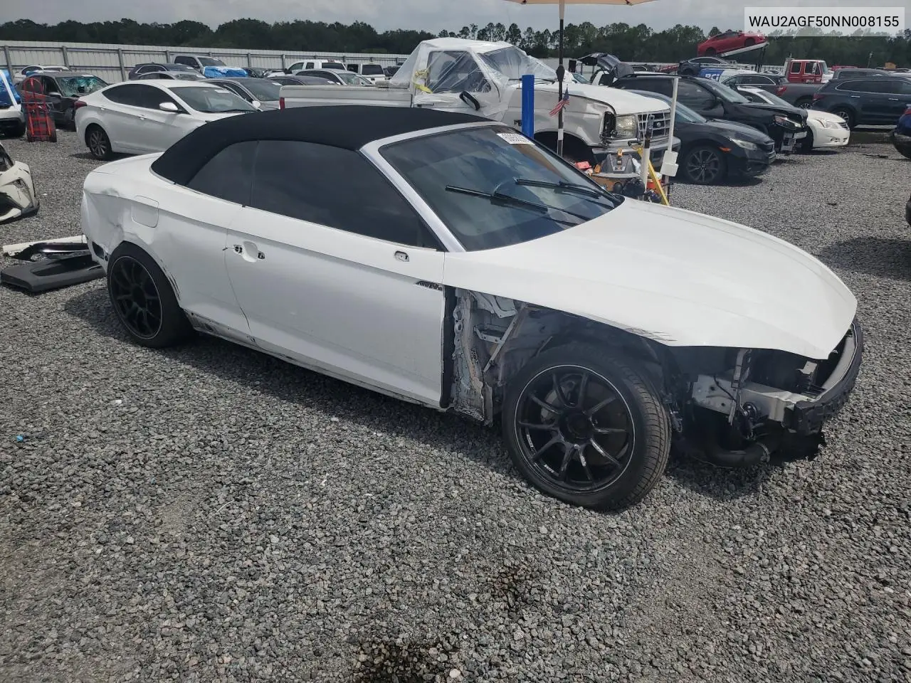 2022 Audi A5 Premium 45 VIN: WAU2AGF50NN008155 Lot: 60858296