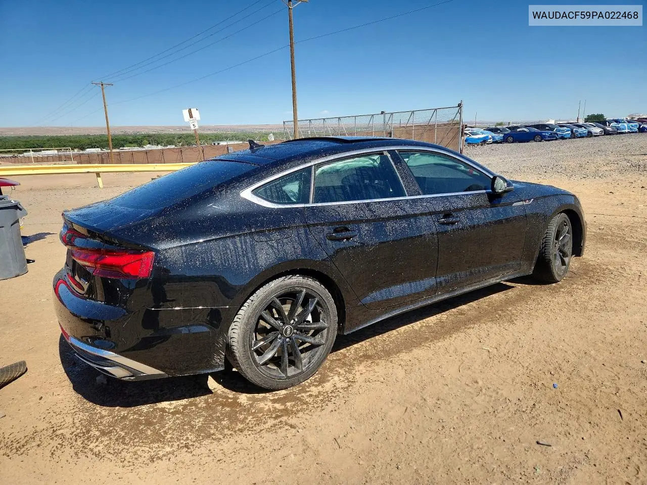 2023 Audi A5 Premium 45 VIN: WAUDACF59PA022468 Lot: 59217846