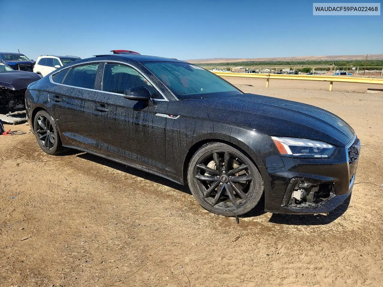 2023 Audi A5 Premium 45 VIN: WAUDACF59PA022468 Lot: 59217846