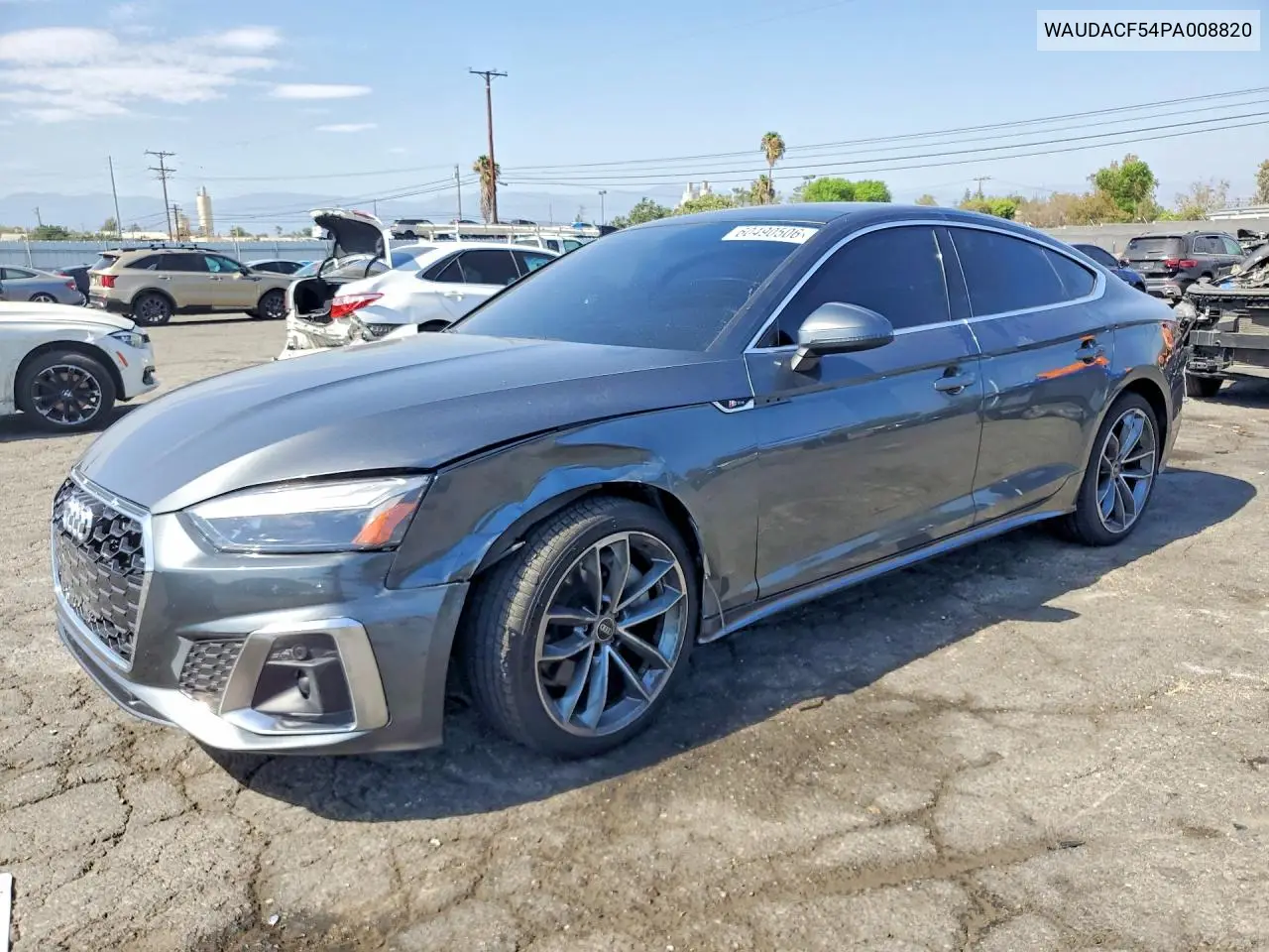 2023 Audi A5 Premium 45 VIN: WAUDACF54PA008820 Lot: 60490506