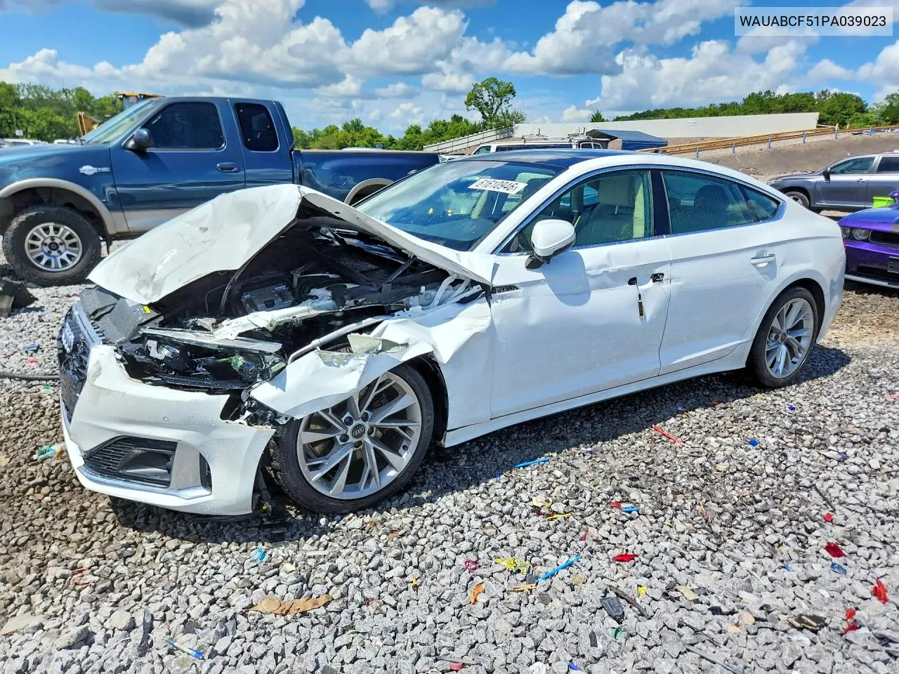 2023 Audi A5 Premium 40 VIN: WAUABCF51PA039023 Lot: 61610946
