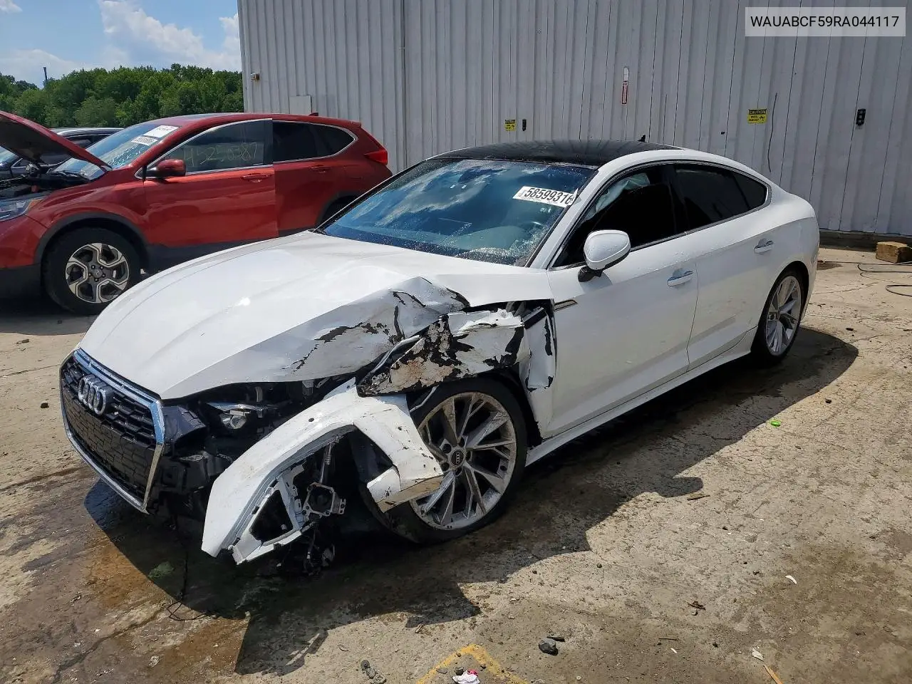 2024 Audi A5 Premium 40 VIN: WAUABCF59RA044117 Lot: 58599316