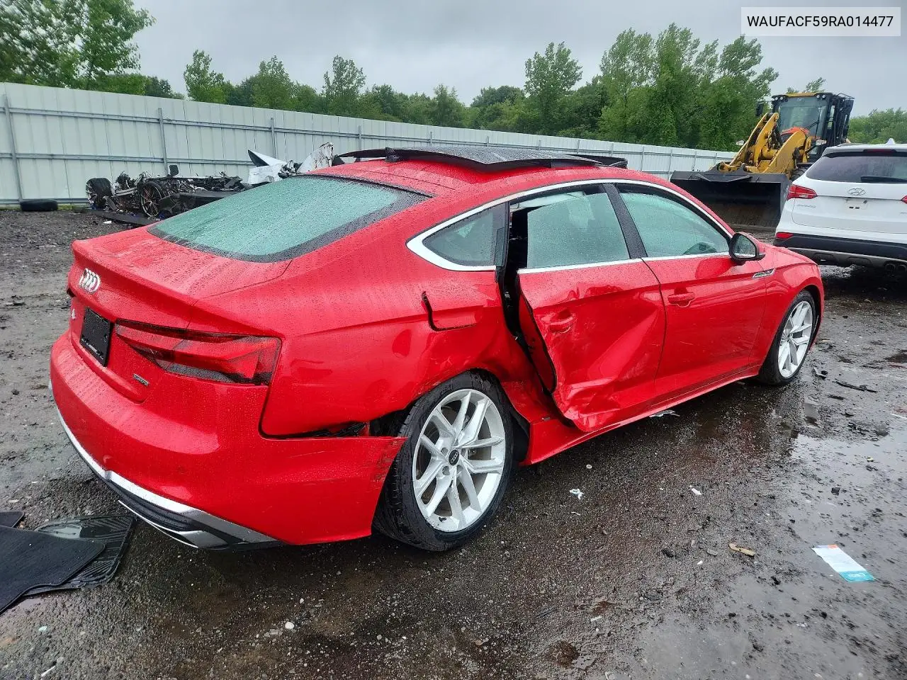 2024 Audi A5 Premium Plus S-Line VIN: WAUFACF59RA014477 Lot: 59853196