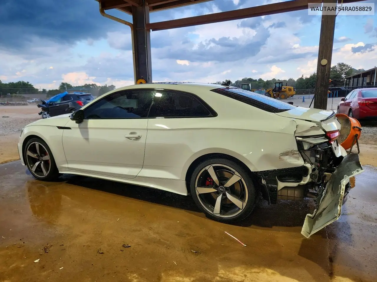 2024 Audi A5 Premium Plus 45 VIN: WAUTAAF54RA058829 Lot: 59963956