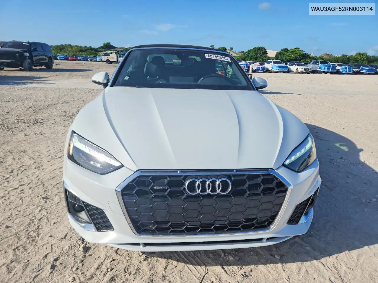 2024 Audi A5 Premium 45 VIN: WAU3AGF52RN003114 Lot: 60740696