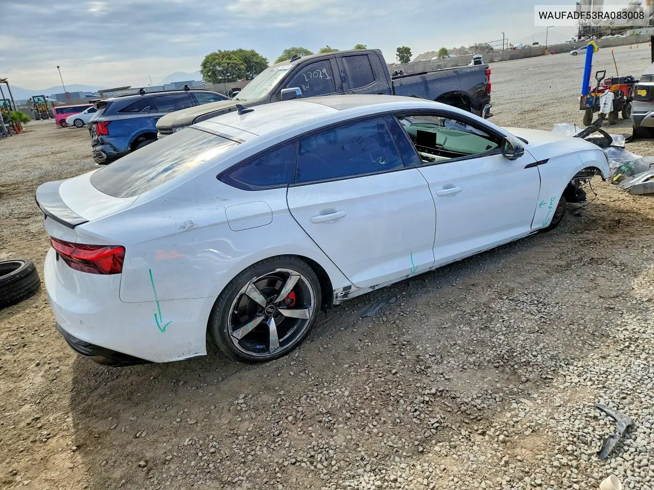 2024 Audi A5 Premium Plus 45 VIN: WAUFADF53RA083008 Lot: 61772186
