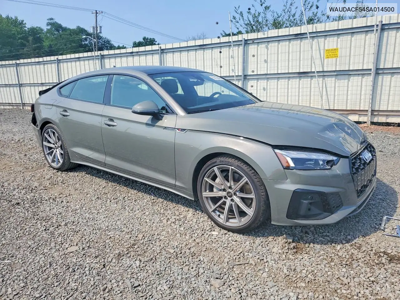 2025 Audi A5 Premium 45 VIN: WAUDACF54SA014500 Lot: 59136466
