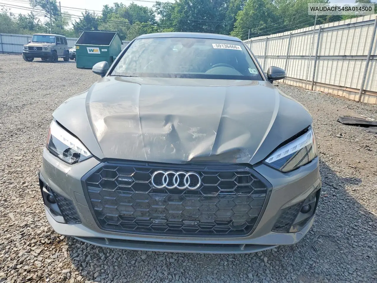 2025 Audi A5 Premium 45 VIN: WAUDACF54SA014500 Lot: 59136466
