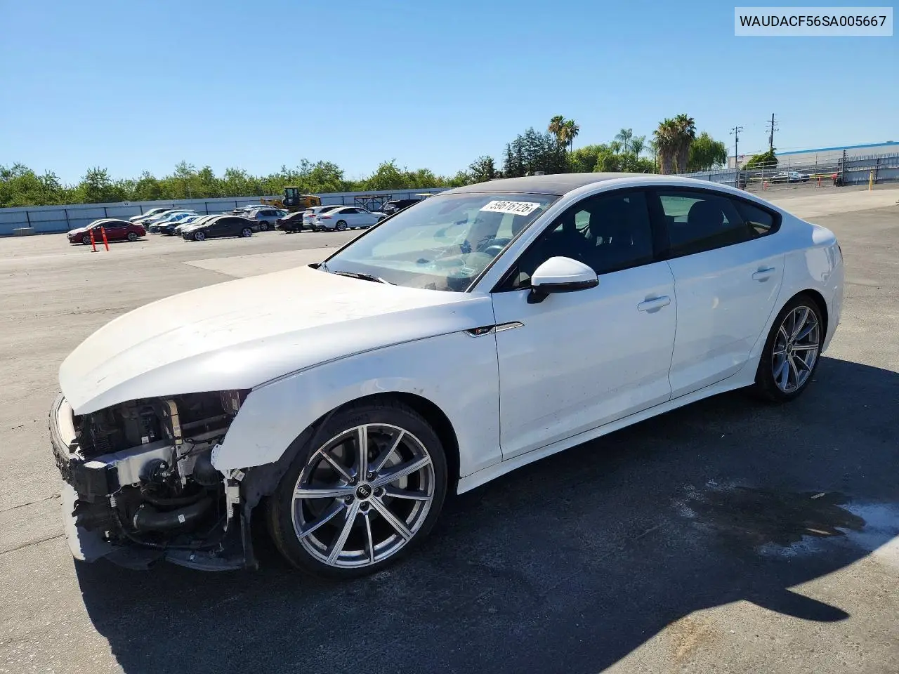 2025 Audi A5 Premium 45 VIN: WAUDACF56SA005667 Lot: 59616126