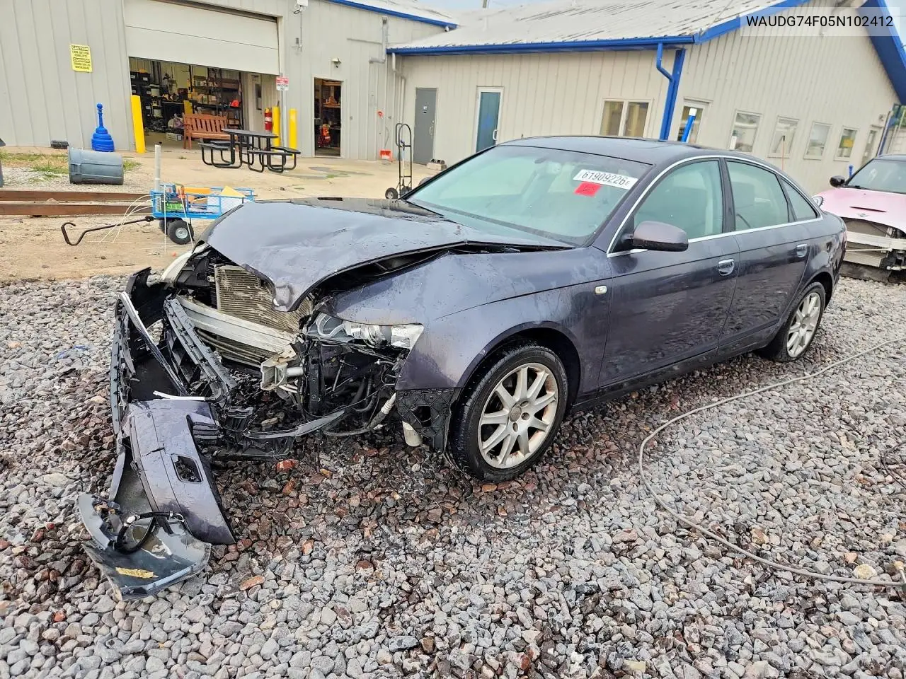 2005 Audi A6 3.2 Quattro VIN: WAUDG74F05N102412 Lot: 61909226