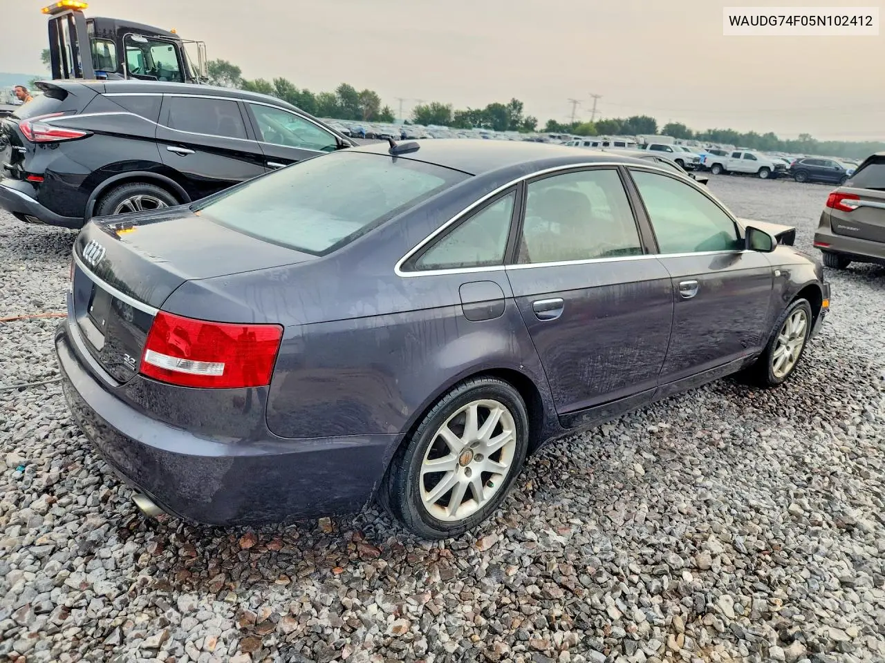 2005 Audi A6 3.2 Quattro VIN: WAUDG74F05N102412 Lot: 61909226