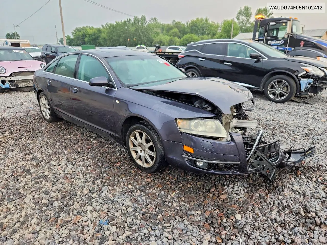 2005 Audi A6 3.2 Quattro VIN: WAUDG74F05N102412 Lot: 61909226