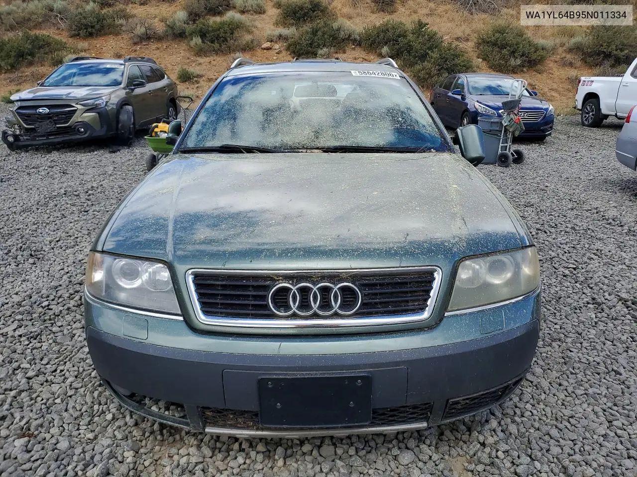 2006 Audi A6 Allroad VIN: WA1YL64B95N011334 Lot: 58642806