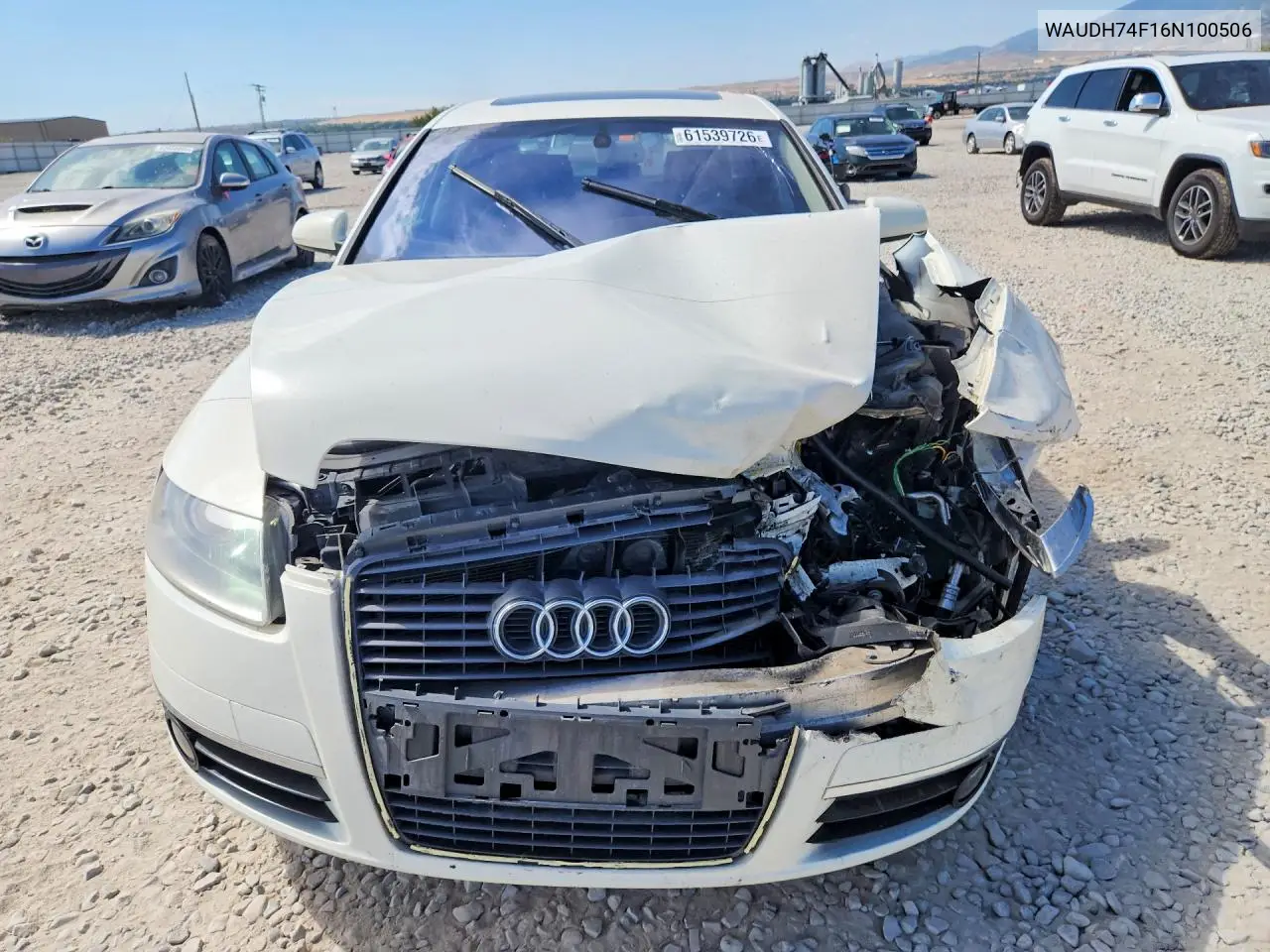 2006 Audi A6 3.2 Quattro VIN: WAUDH74F16N100506 Lot: 61539726