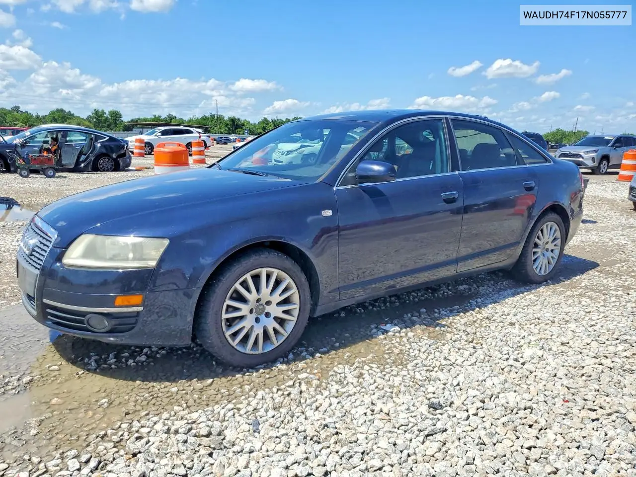 2007 Audi A6 3.2 Quattro VIN: WAUDH74F17N055777 Lot: 55245946