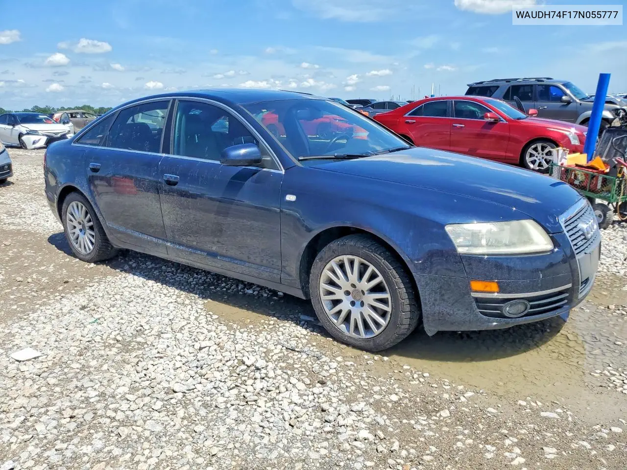 2007 Audi A6 3.2 Quattro VIN: WAUDH74F17N055777 Lot: 55245946