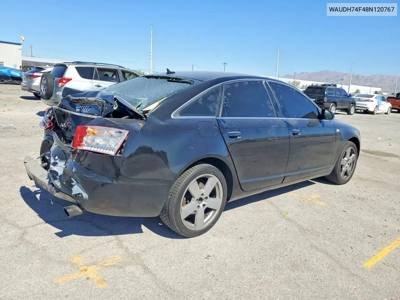 2008 Audi A6 3.2 Quattro VIN: WAUDH74F48N120767 Lot: 60133276