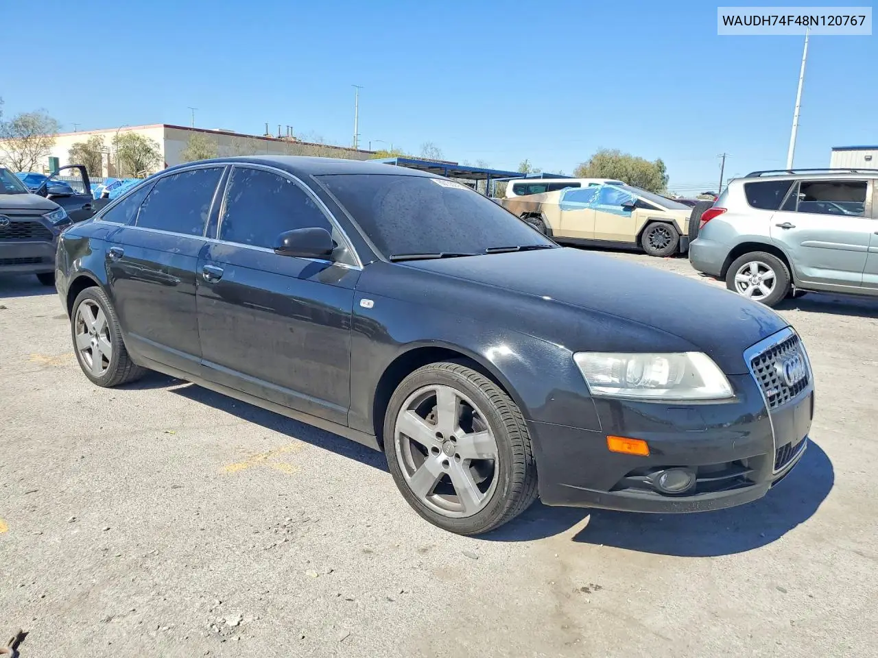 2008 Audi A6 3.2 Quattro VIN: WAUDH74F48N120767 Lot: 60133276