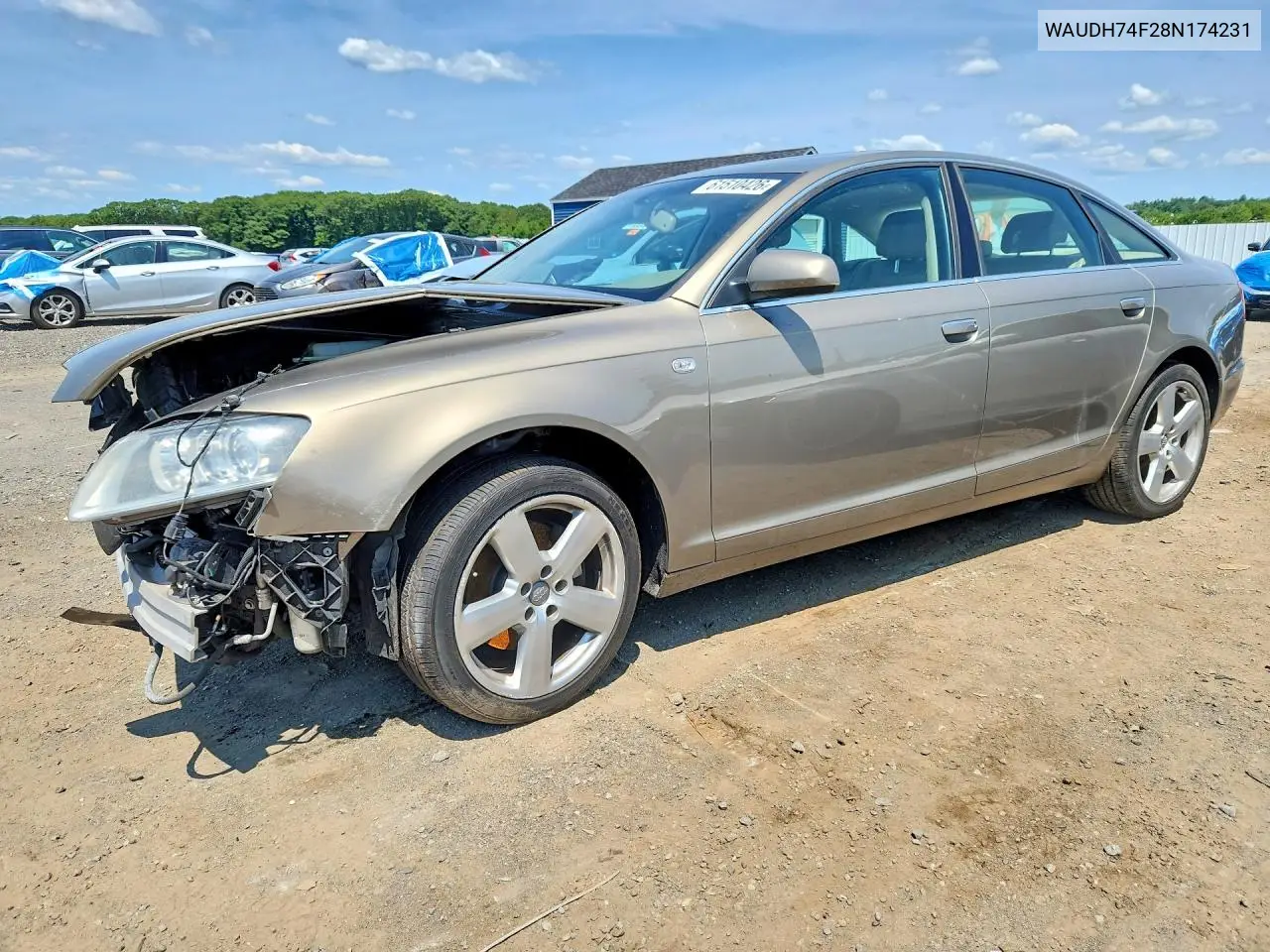 2008 Audi A6 3.2 Quattro VIN: WAUDH74F28N174231 Lot: 61510426