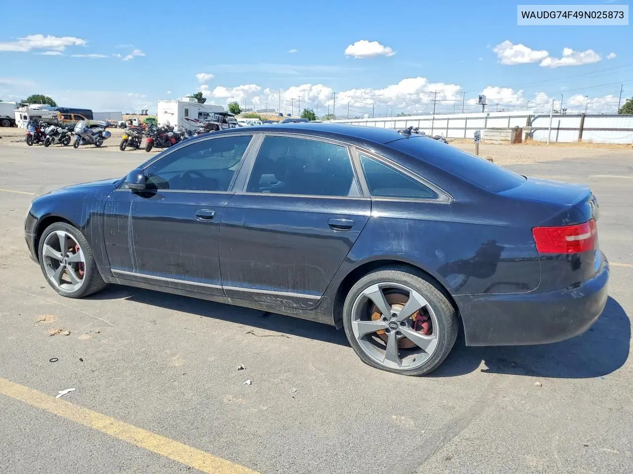 2009 Audi A6 Premium VIN: WAUDG74F49N025873 Lot: 57253966