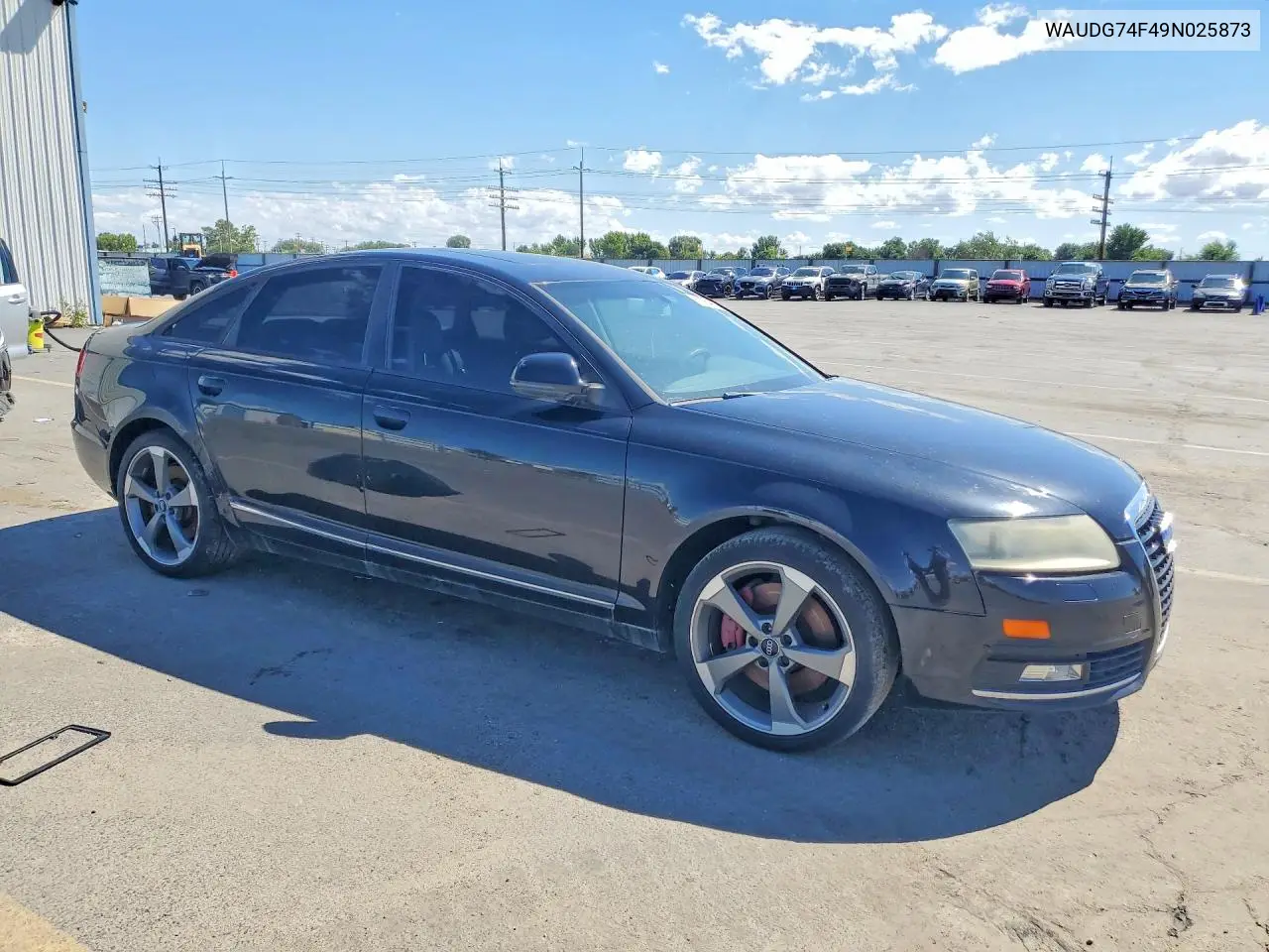 2009 Audi A6 Premium VIN: WAUDG74F49N025873 Lot: 57253966