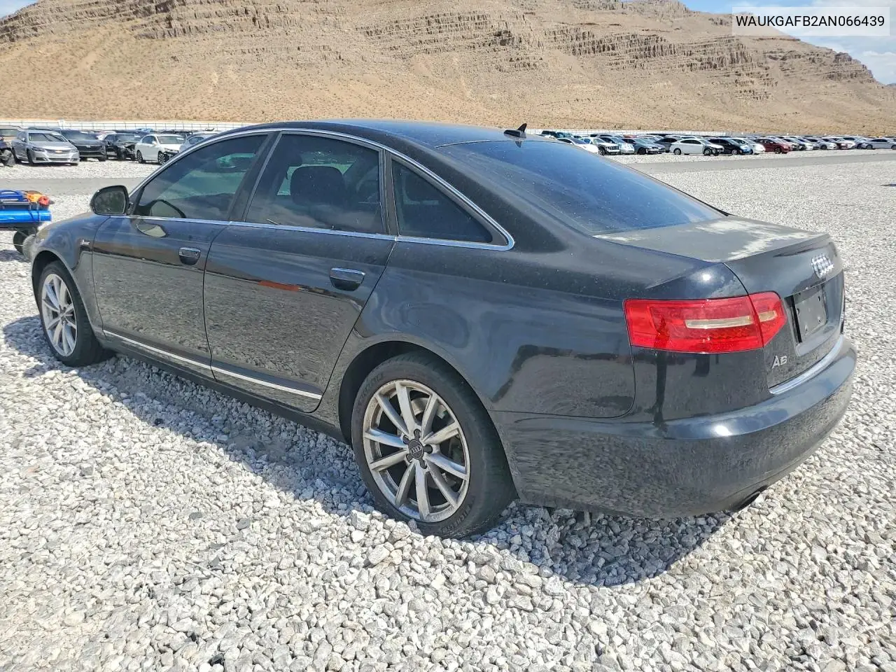 2010 Audi A6 VIN: WAUKGAFB2AN066439 Lot: 61112576