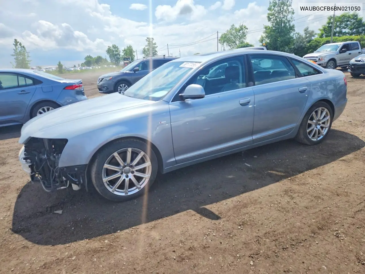 2011 Audi A6 Premium VIN: WAUBGCFB6BN021050 Lot: 58177356