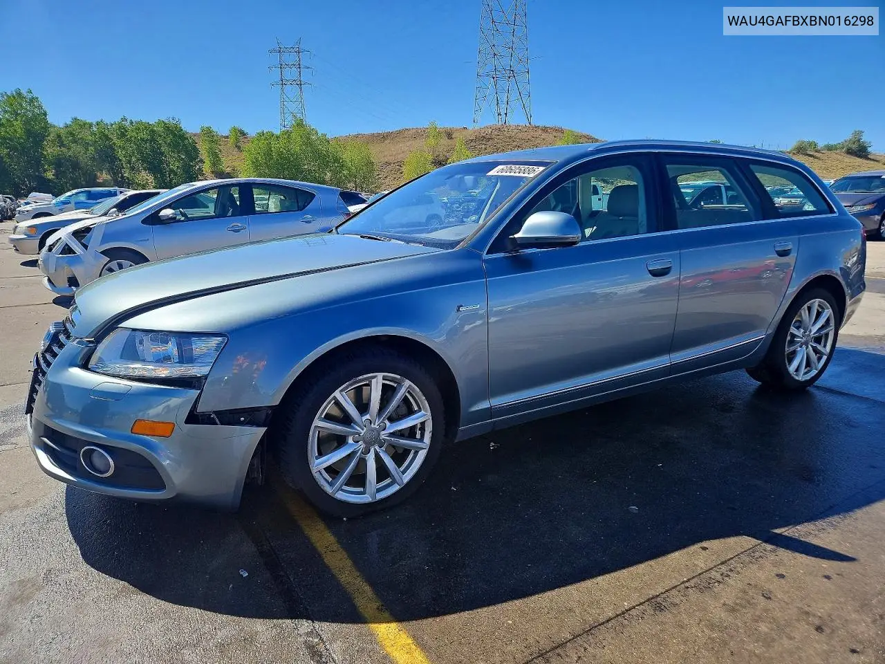 2011 Audi A6 Prestige VIN: WAU4GAFBXBN016298 Lot: 60605886