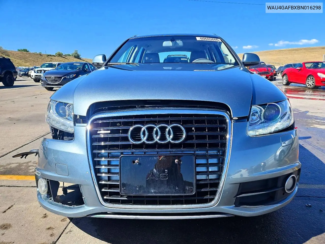 2011 Audi A6 Prestige VIN: WAU4GAFBXBN016298 Lot: 60605886