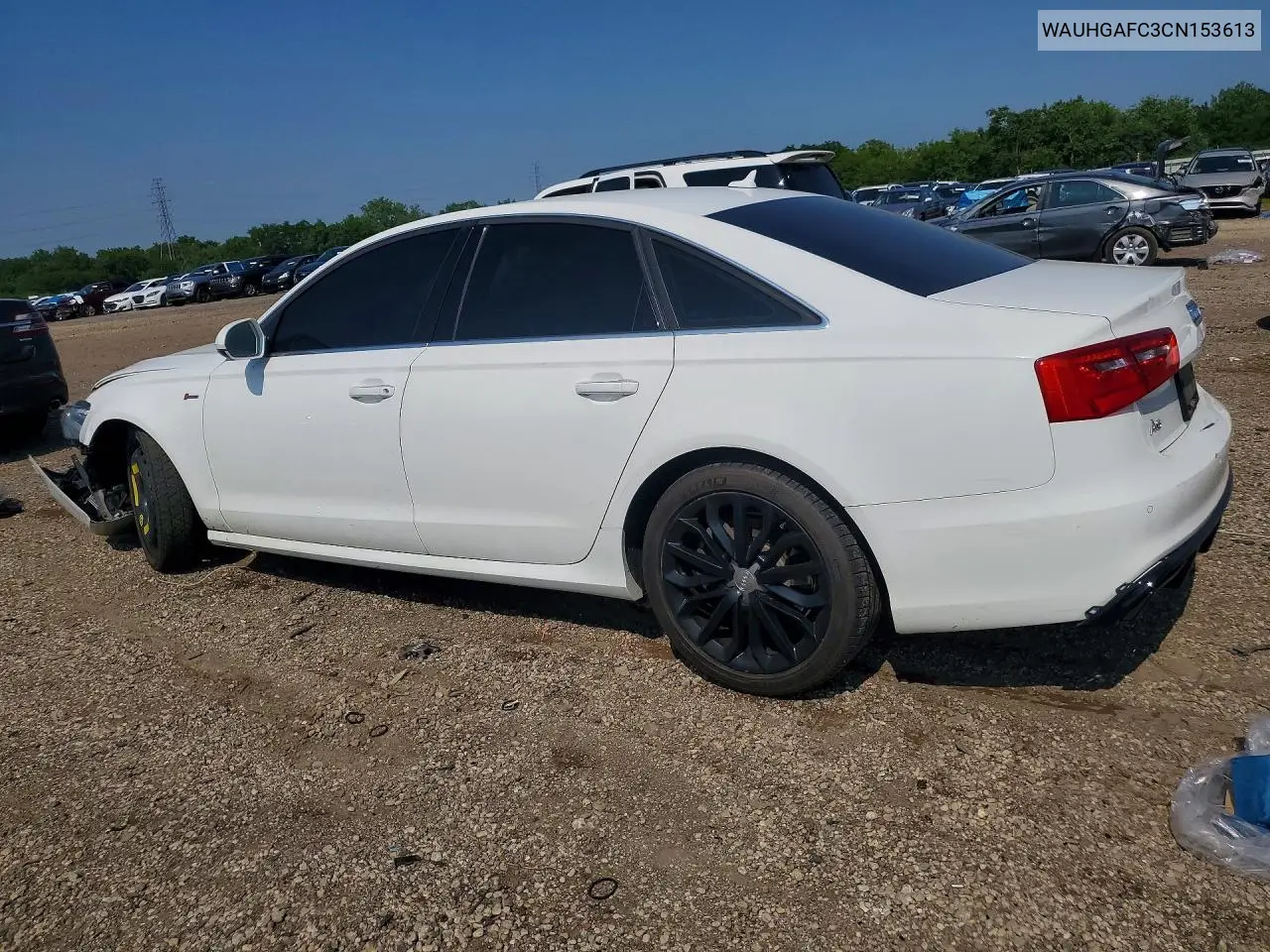 2012 Audi A6 Prestige VIN: WAUHGAFC3CN153613 Lot: 59066716