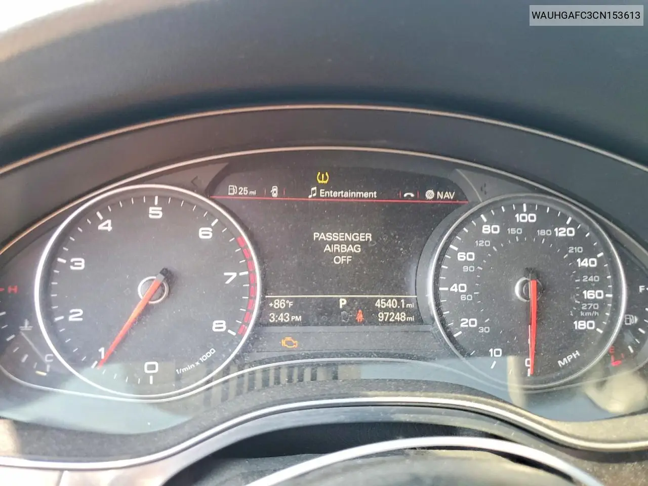 2012 Audi A6 Prestige VIN: WAUHGAFC3CN153613 Lot: 59066716