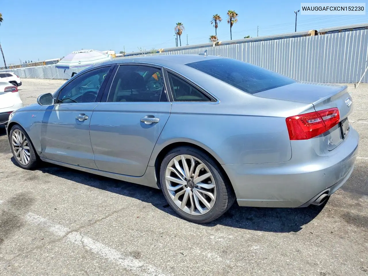 2012 Audi A6 Premium Plus VIN: WAUGGAFCXCN152230 Lot: 59265806