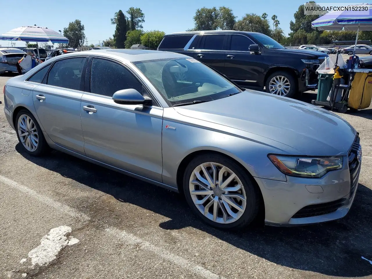 2012 Audi A6 Premium Plus VIN: WAUGGAFCXCN152230 Lot: 59265806