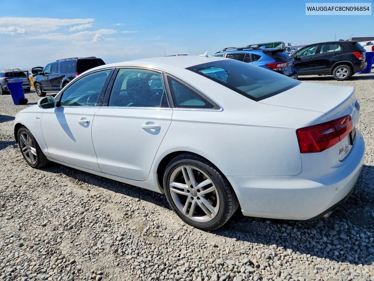 2012 Audi A6 Premium Plus VIN: WAUGGAFC8CN096854 Lot: 60061086