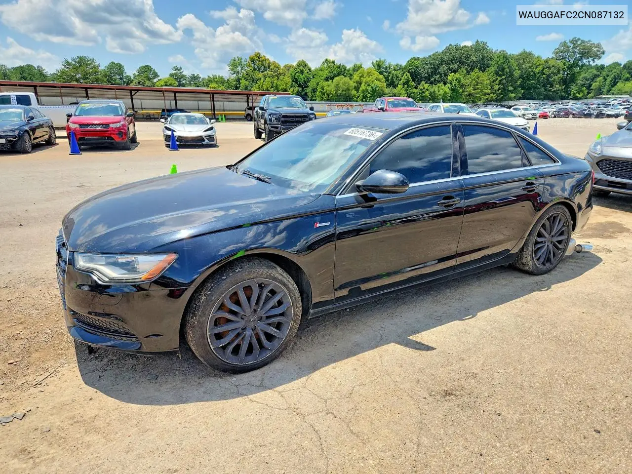 2012 Audi A6 Premium Plus VIN: WAUGGAFC2CN087132 Lot: 60516736