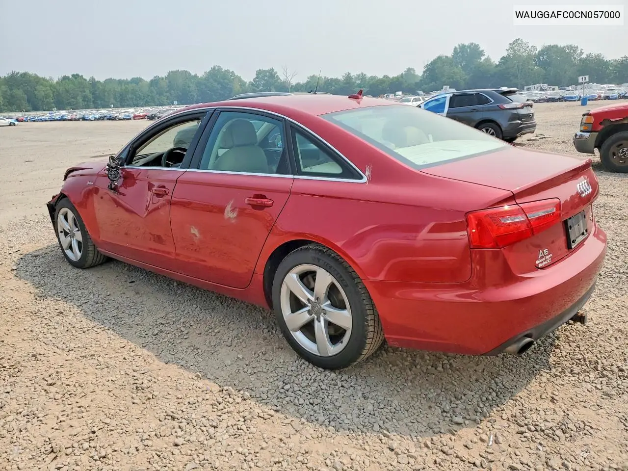 2012 Audi A6 Premium Plus VIN: WAUGGAFC0CN057000 Lot: 60934646