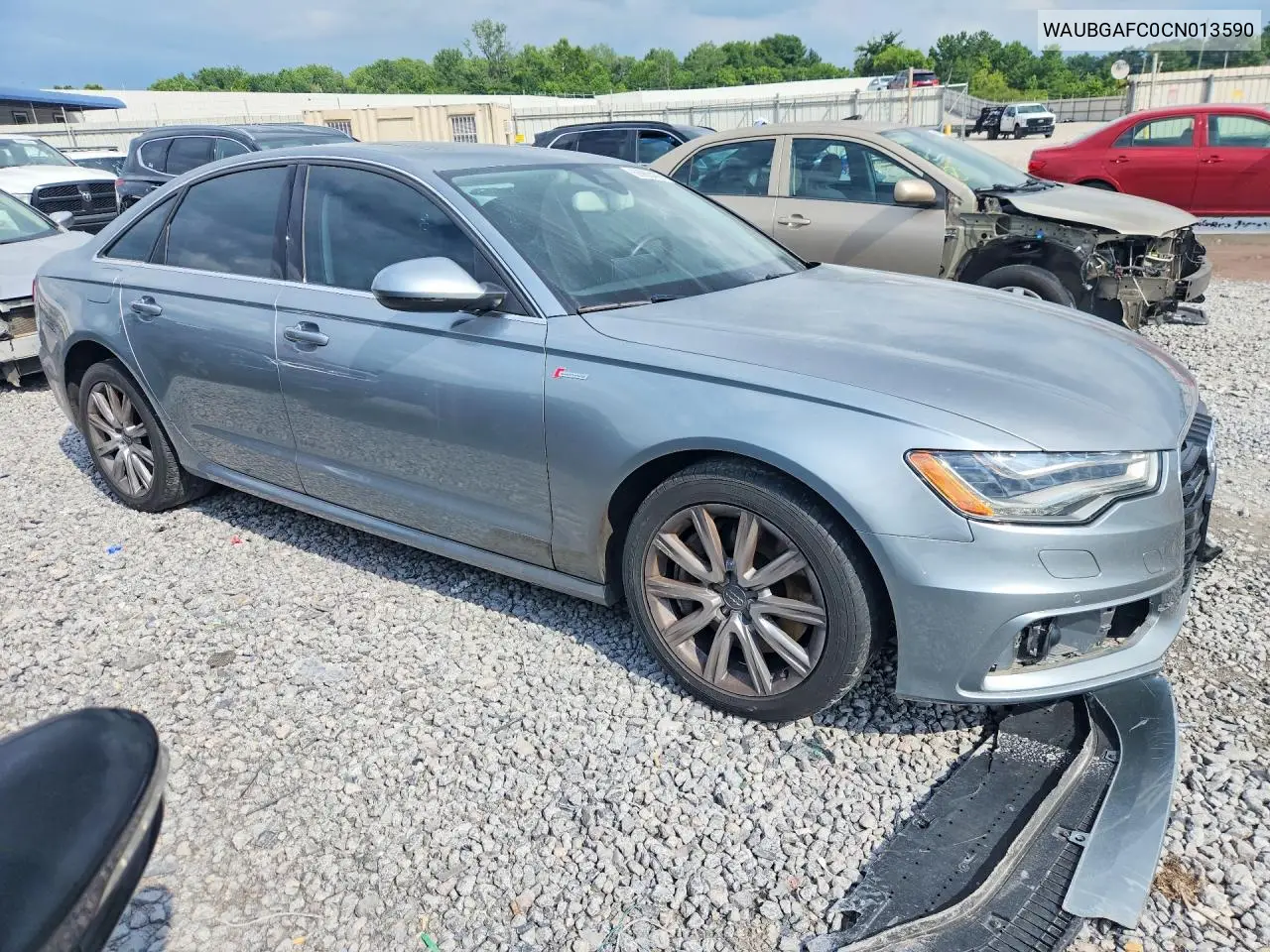 2012 Audi A6 VIN: WAUBGAFC0CN013590 Lot: 60968406
