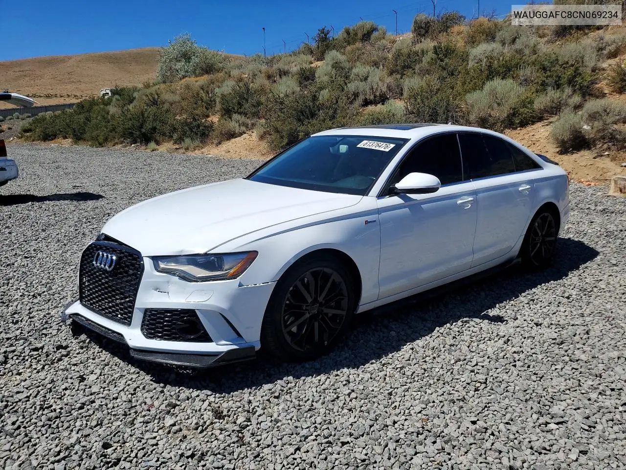 2012 Audi A6 Premium Plus VIN: WAUGGAFC8CN069234 Lot: 61376476