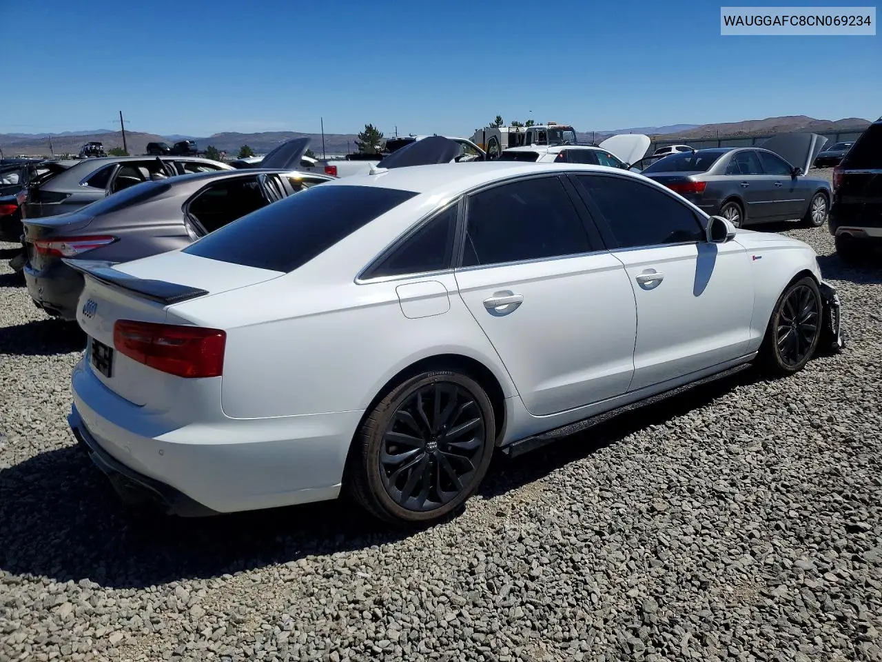 2012 Audi A6 Premium Plus VIN: WAUGGAFC8CN069234 Lot: 61376476