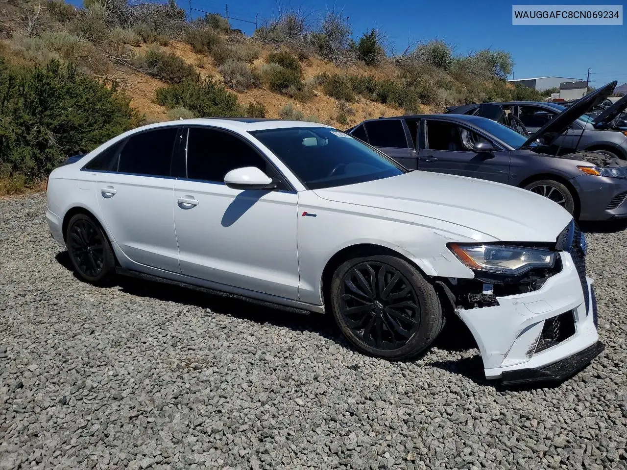 2012 Audi A6 Premium Plus VIN: WAUGGAFC8CN069234 Lot: 61376476