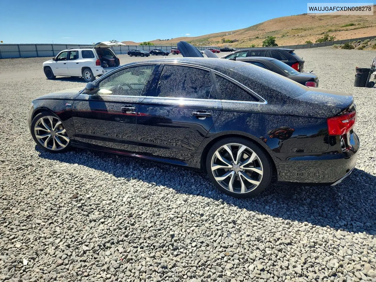 2013 Audi A6 VIN: WAUJGAFCXDN008278 Lot: 58158436