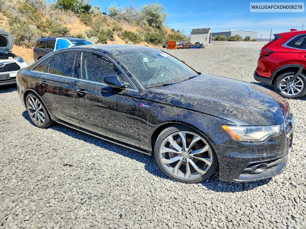 2013 Audi A6 VIN: WAUJGAFCXDN008278 Lot: 58158436