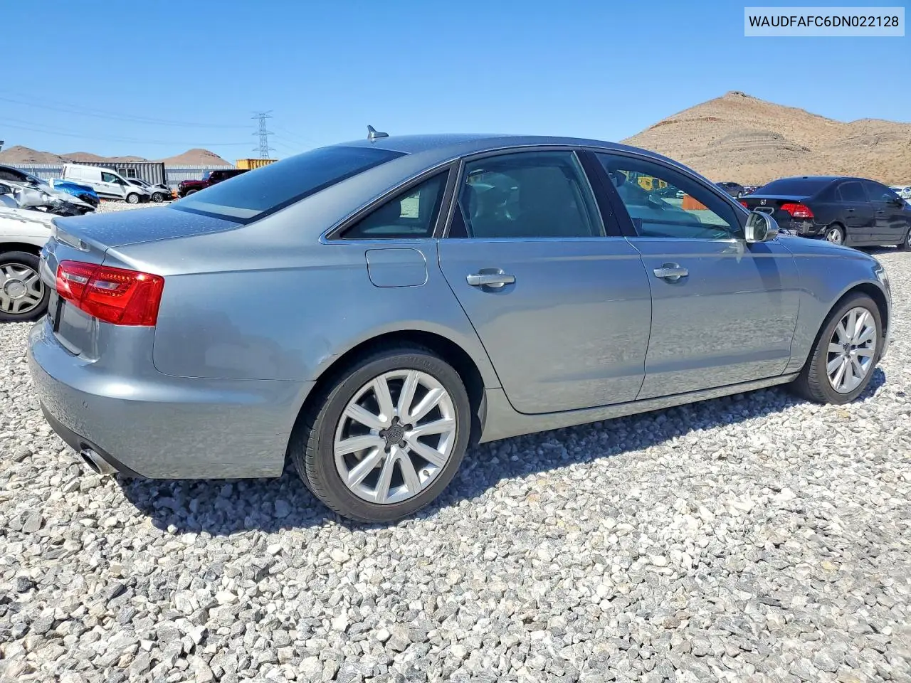 2013 Audi A6 Premium Plus VIN: WAUDFAFC6DN022128 Lot: 59013436